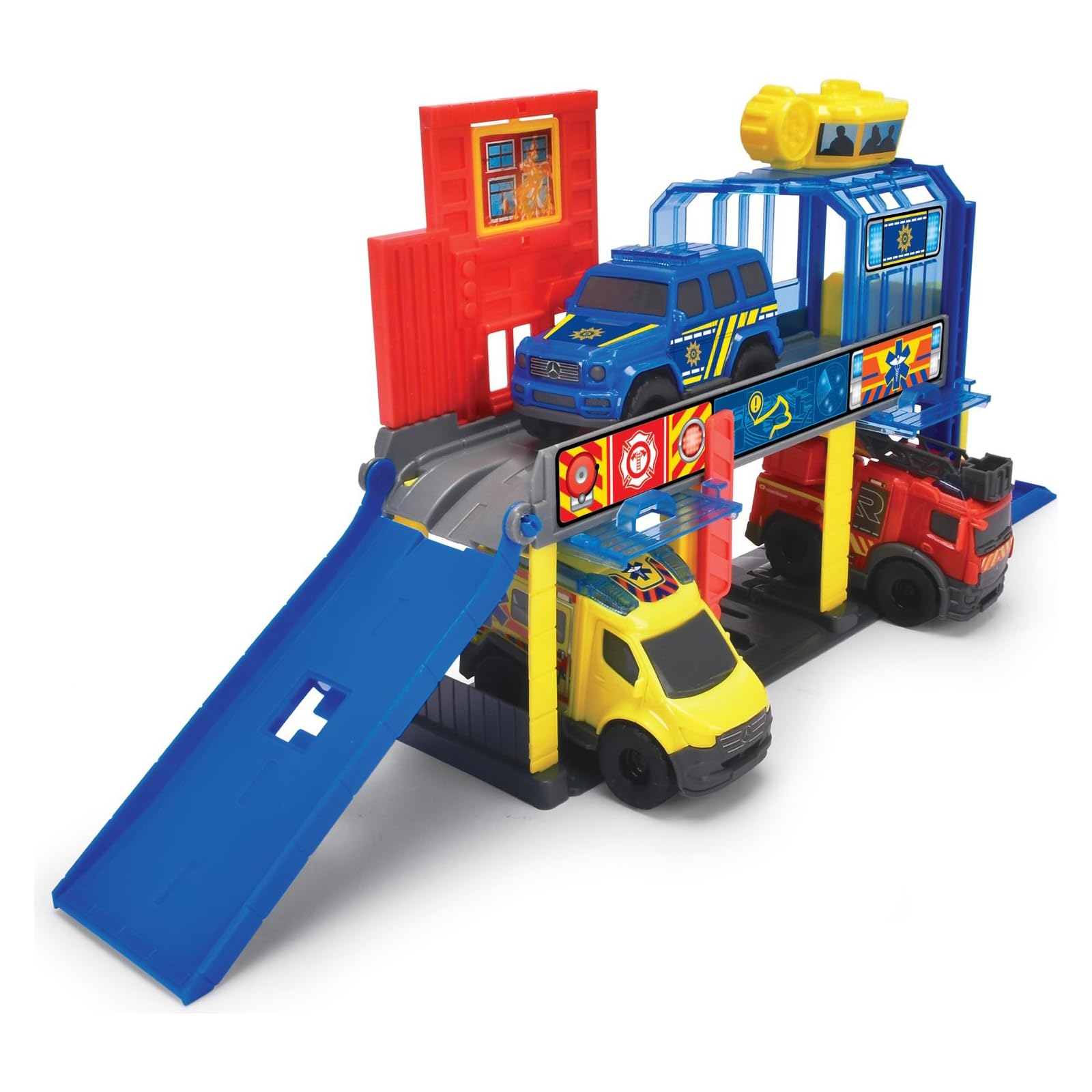 Amazon.com: Dickie Toys 203713017 SOS Mini Rescue Station and 3